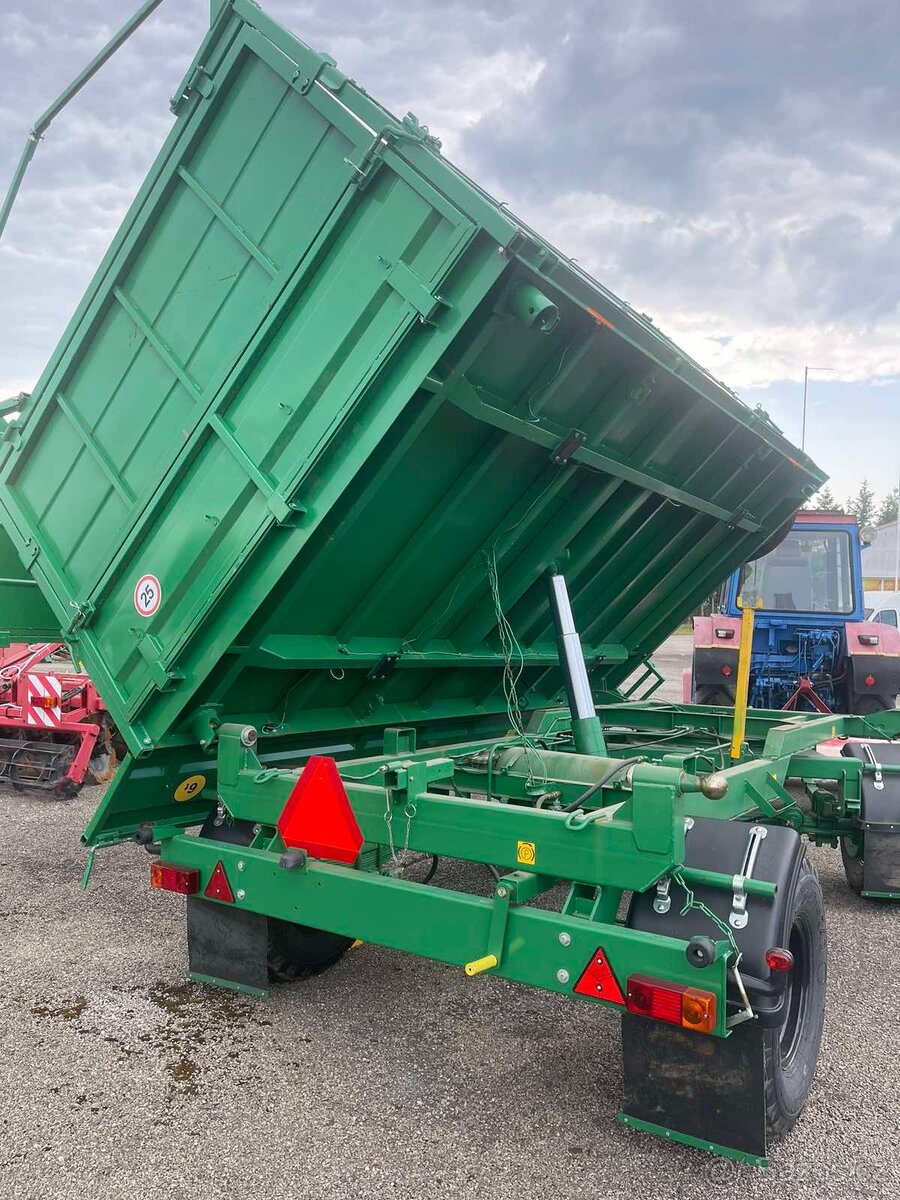 Traktorovy vlek,navěs, přívěs, (sklopení try strany) Belarus - 4