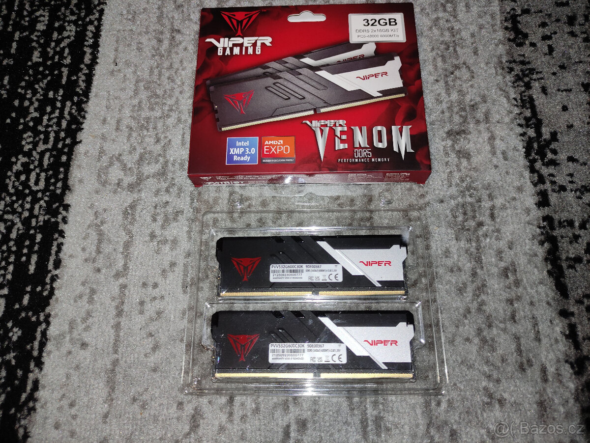 Patriot Viper Venom 32GB (2x16GB) KIT DDR5 6000MHz CL36 - 4