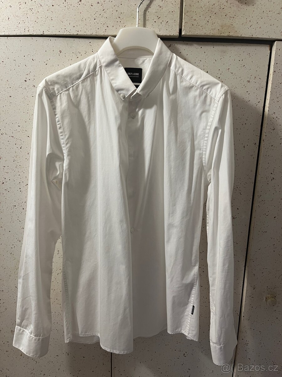 Pánské sako a košile vel. L/XL - 4