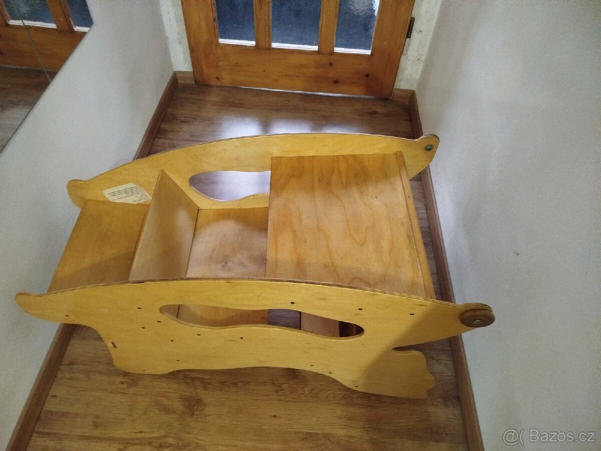 Dětská jídelní dřevěná židlicka - 4