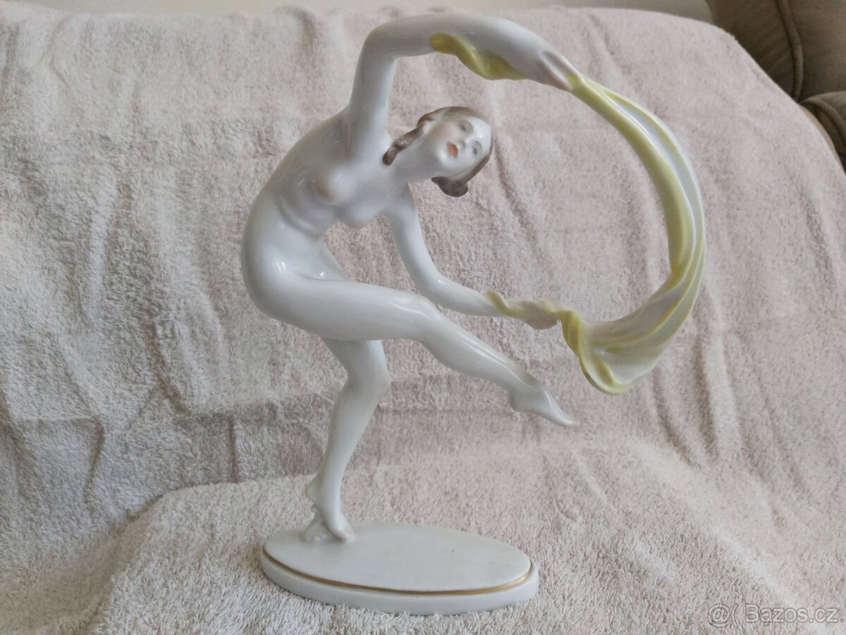 Art deco soška Herend - 4