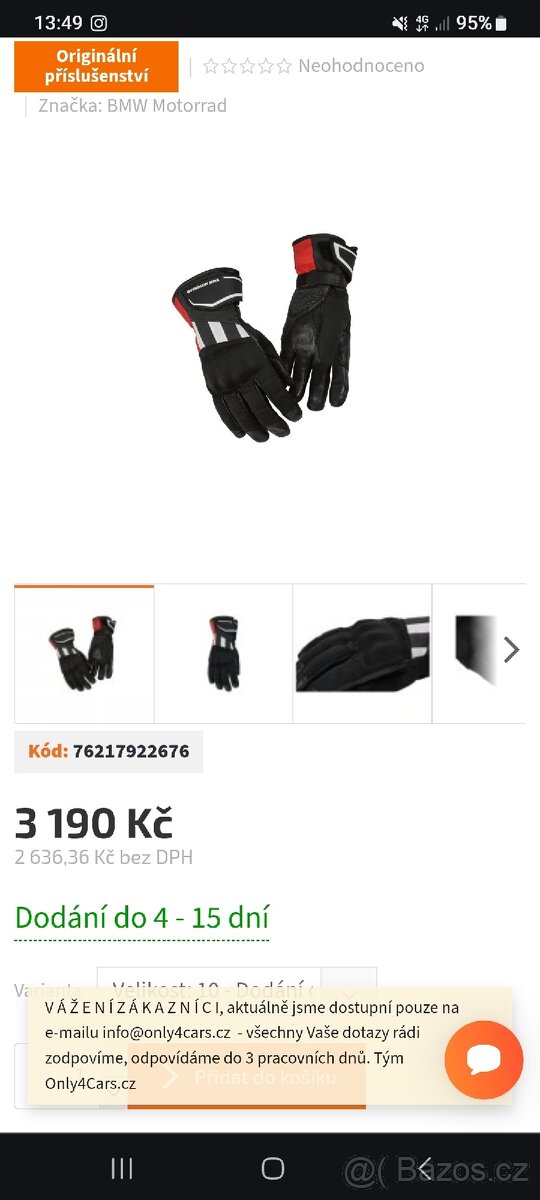 Rukavice BMW dámské - 4
