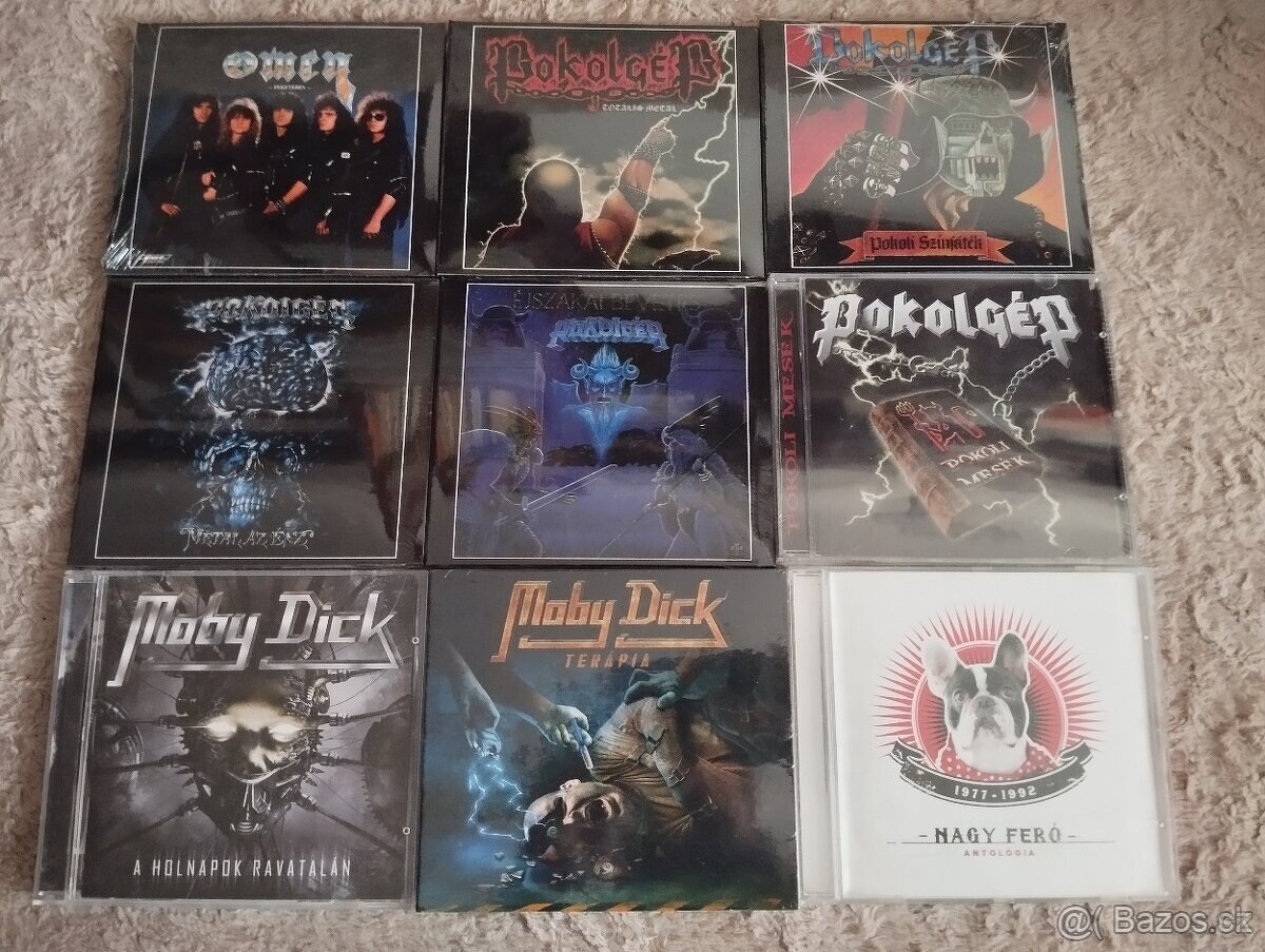 Maďarské CD Metal,Rock 1 - 4