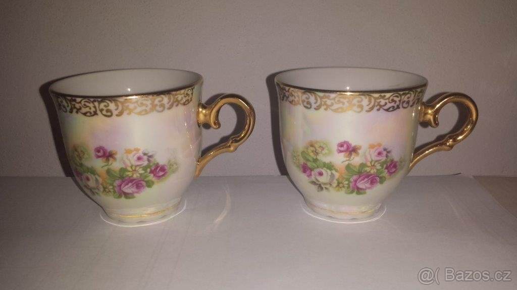 Zlacený kávový servis - 4