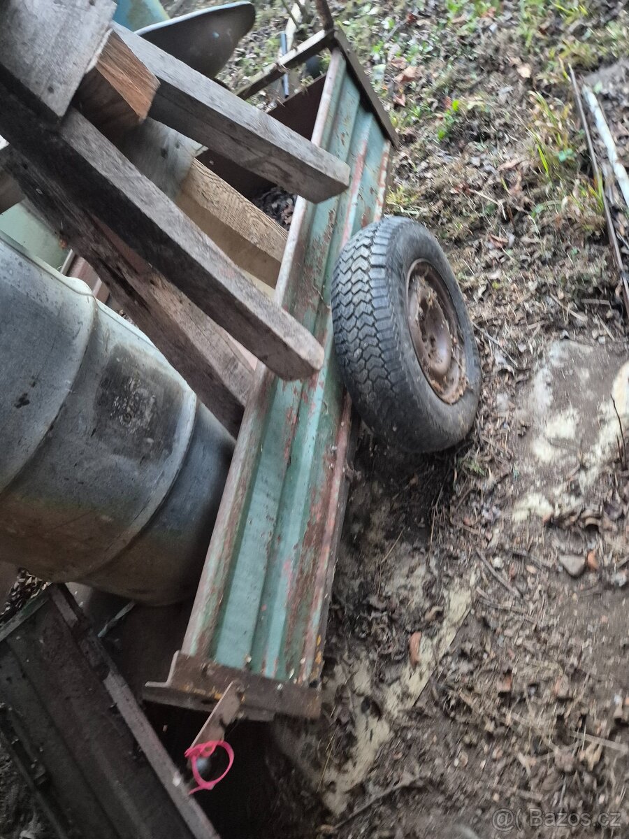 Vlek, přívěs , vlečka za traktor - 4