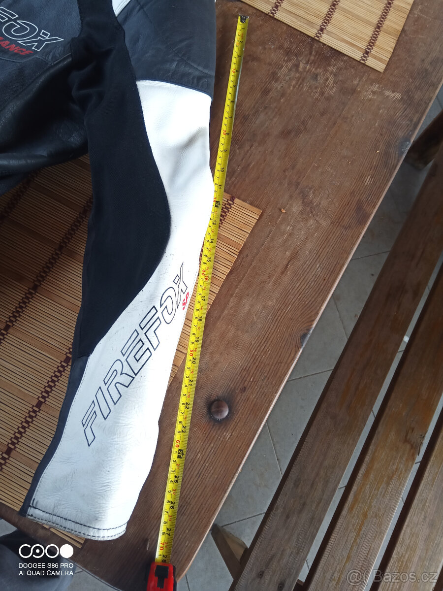 Kožená kombinéza Firefox vel.56 - 4