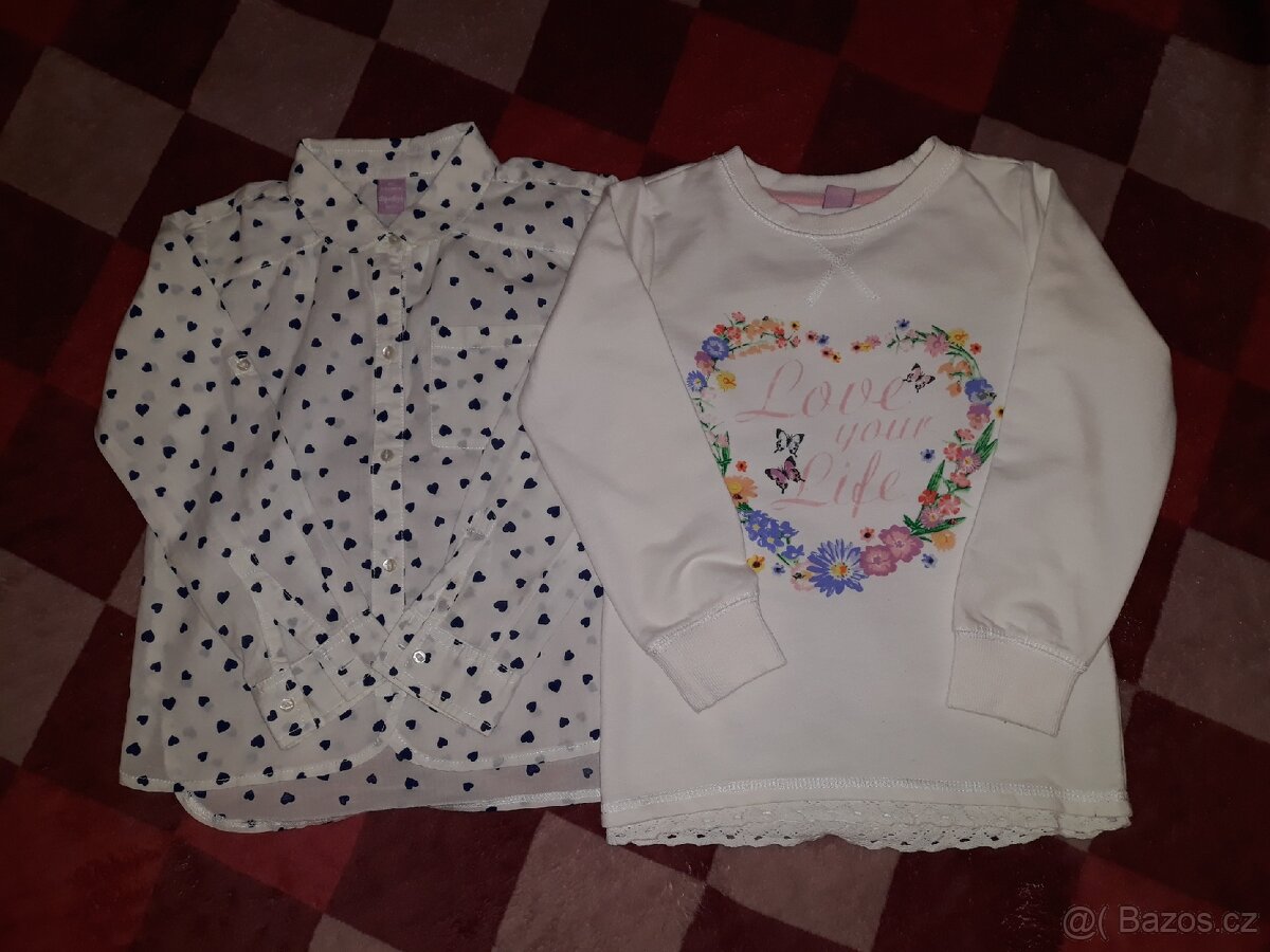 Dívčí oblečení vel. 110-116 - 4