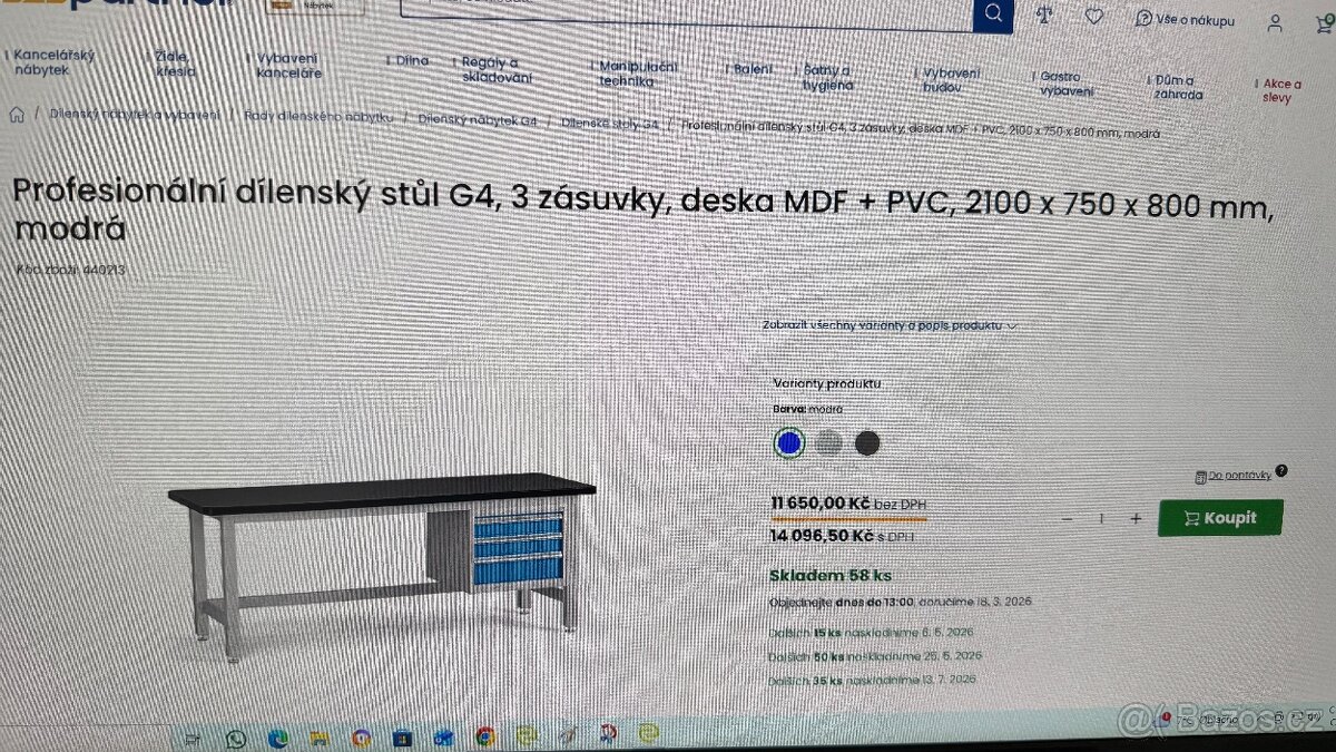 Pracovní stůl - 4