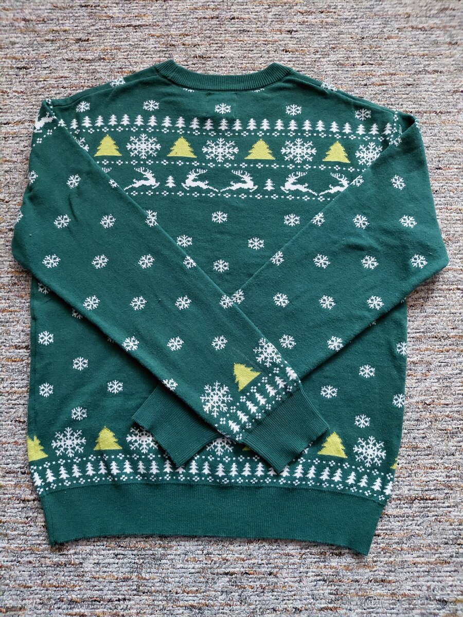 Vanocni svetr s motivem Grinch velikost XS - 4