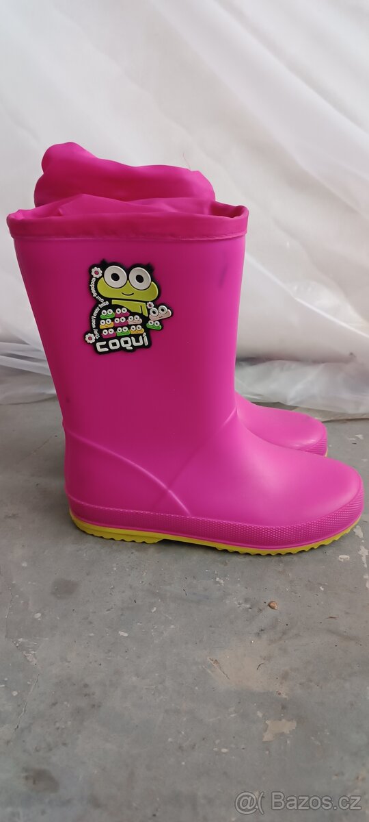 Dětské zimní boty + gumáky 29 - 4