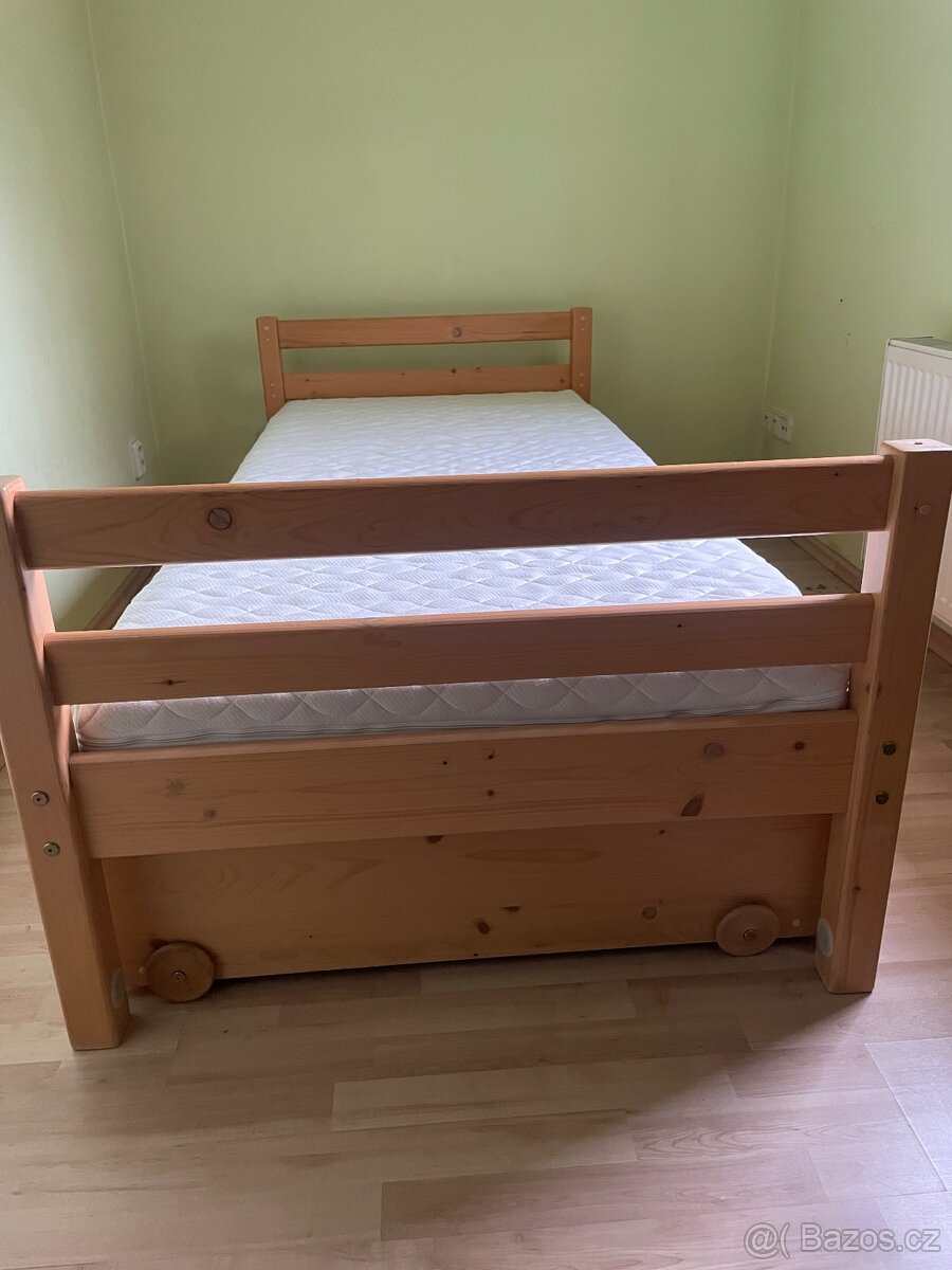 Postel z masivu 90x200 - 4