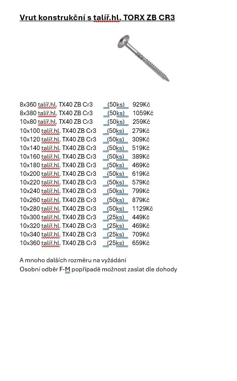 Vruty,šrouby,spojovací materiál - 4