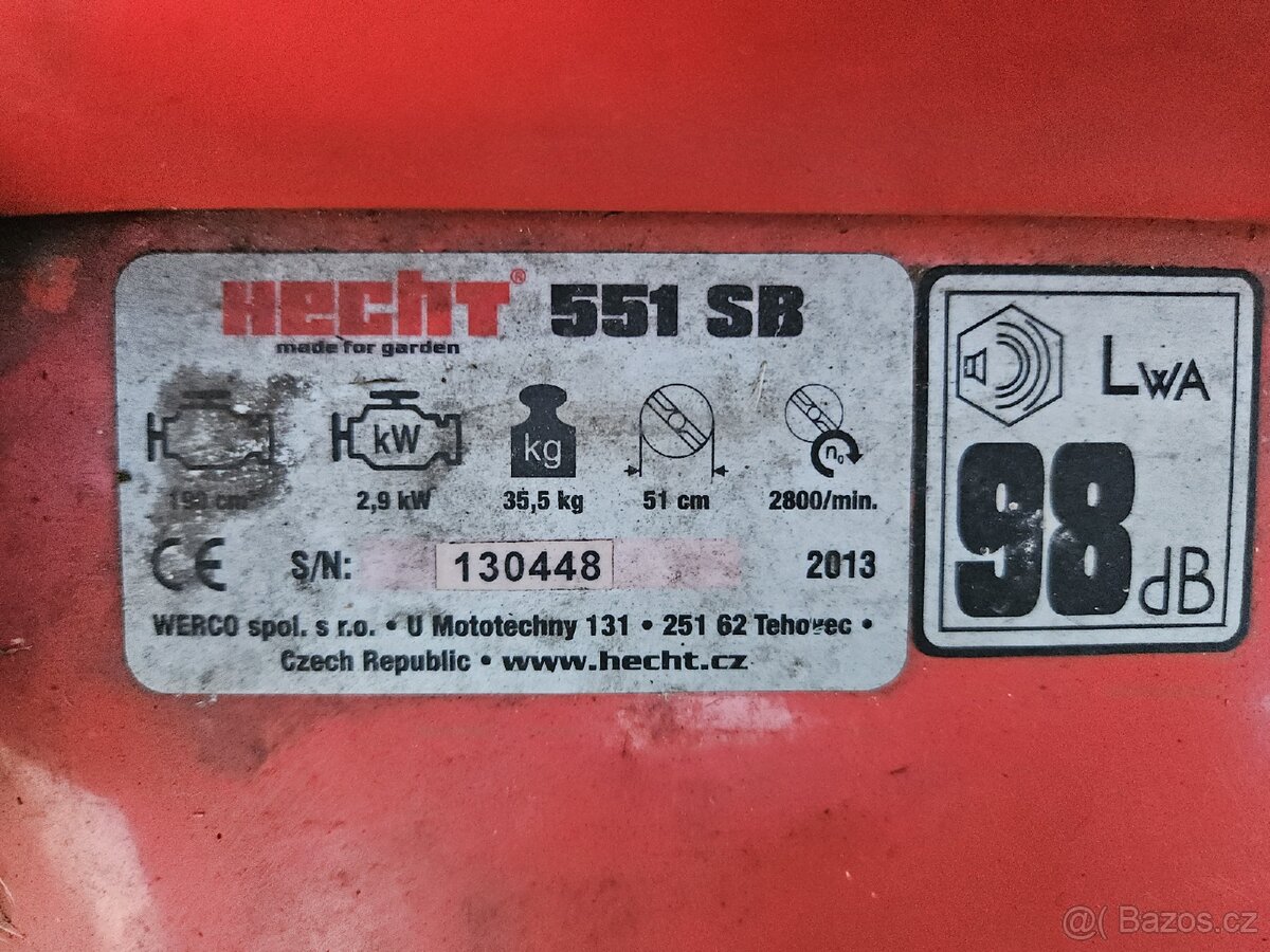 Sekačka na trávu HECHT 551 SB - 4