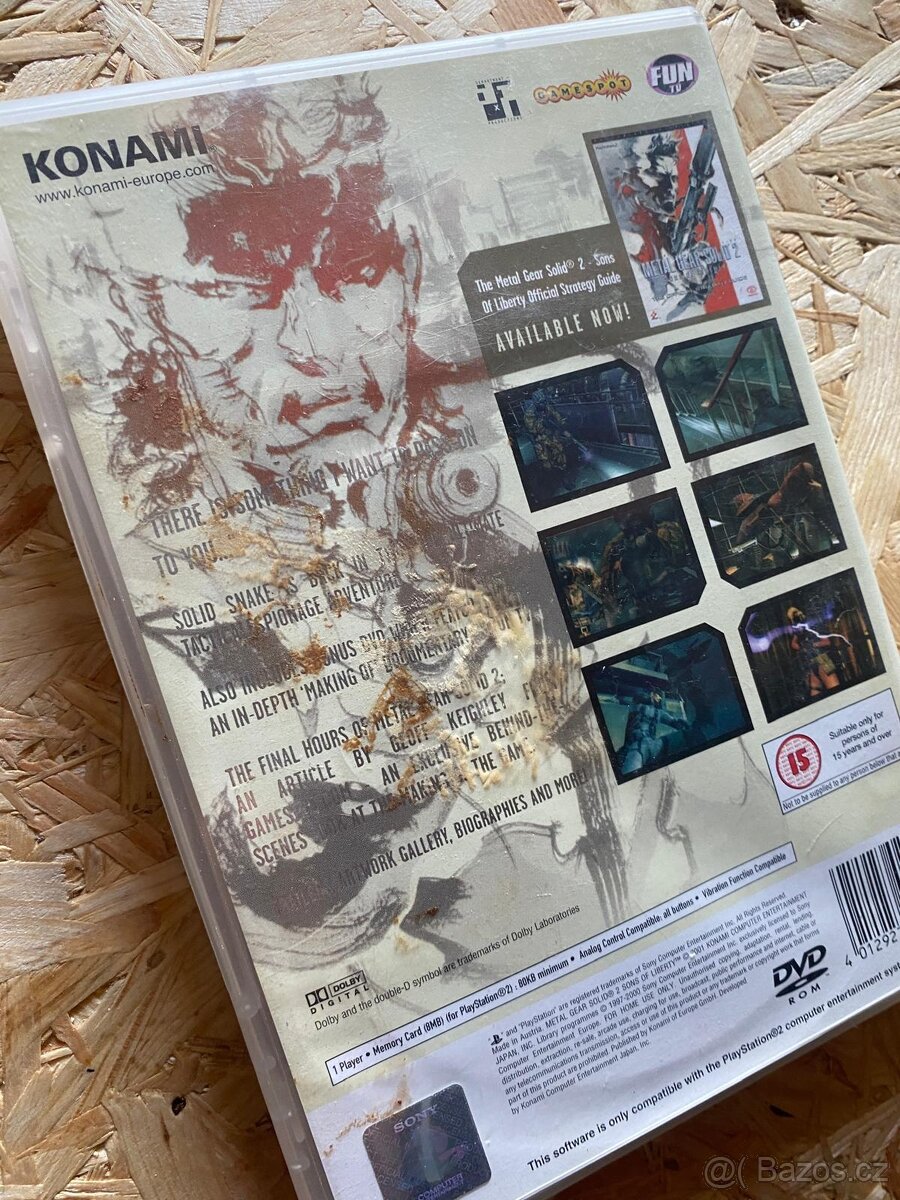 PS2 Metal Gear Solid 2 Sons of Liberty - double CD - 4