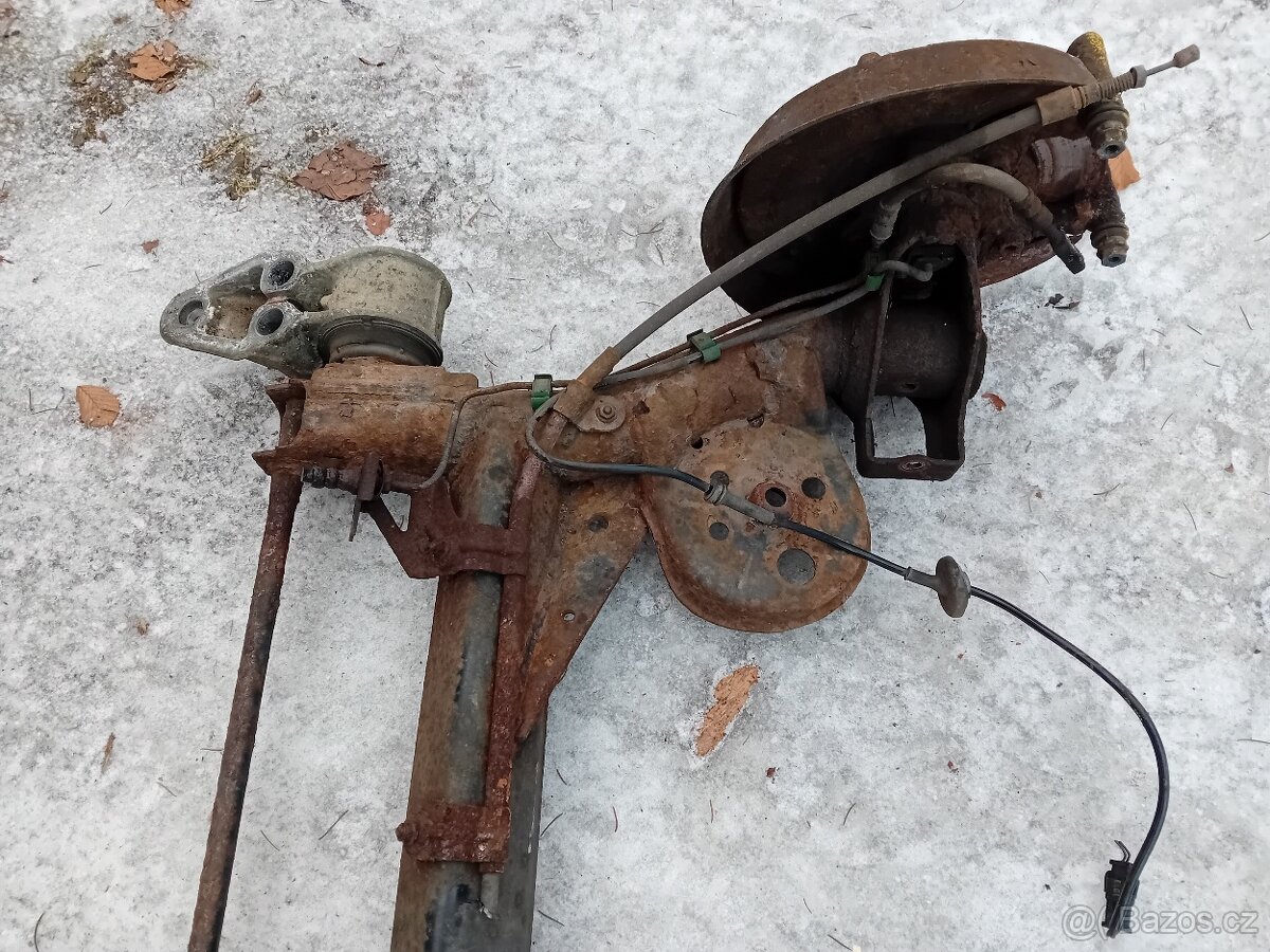 Prodám zadní nápravu Passat b5.5 - 4