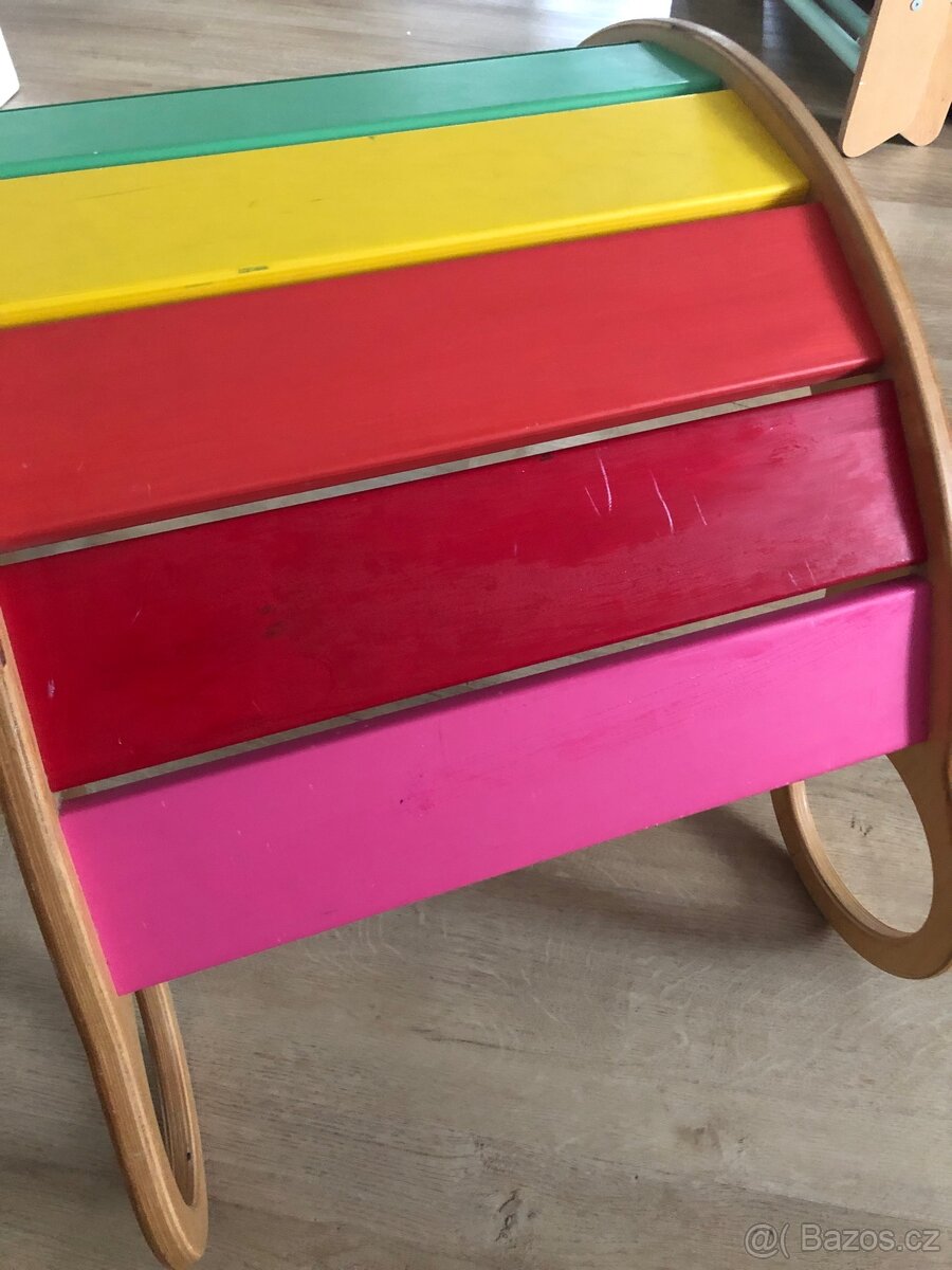 Duhová montessori houpačka - 4