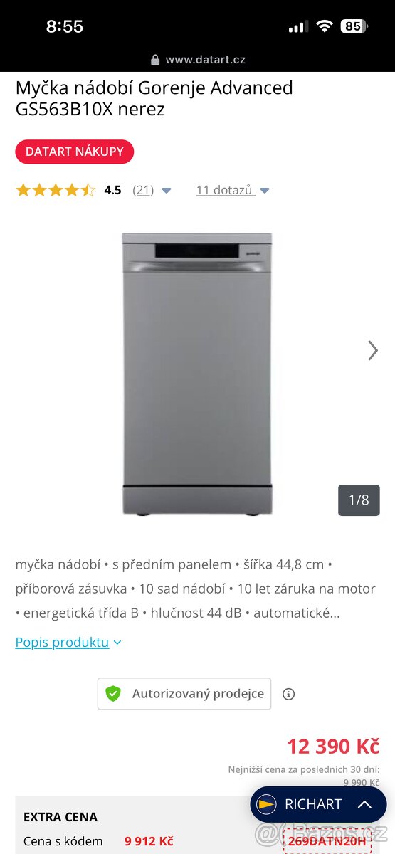 Myčka Gorenje - 4