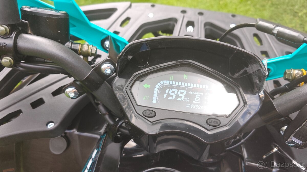 Nová dětská čtyřkolka pro větší děti 125ccm -modrá