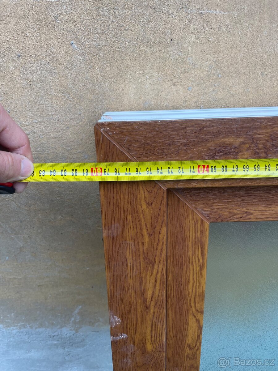 Nové okno plastové, dvojsklo, 80x120cm, s kličkou - 4