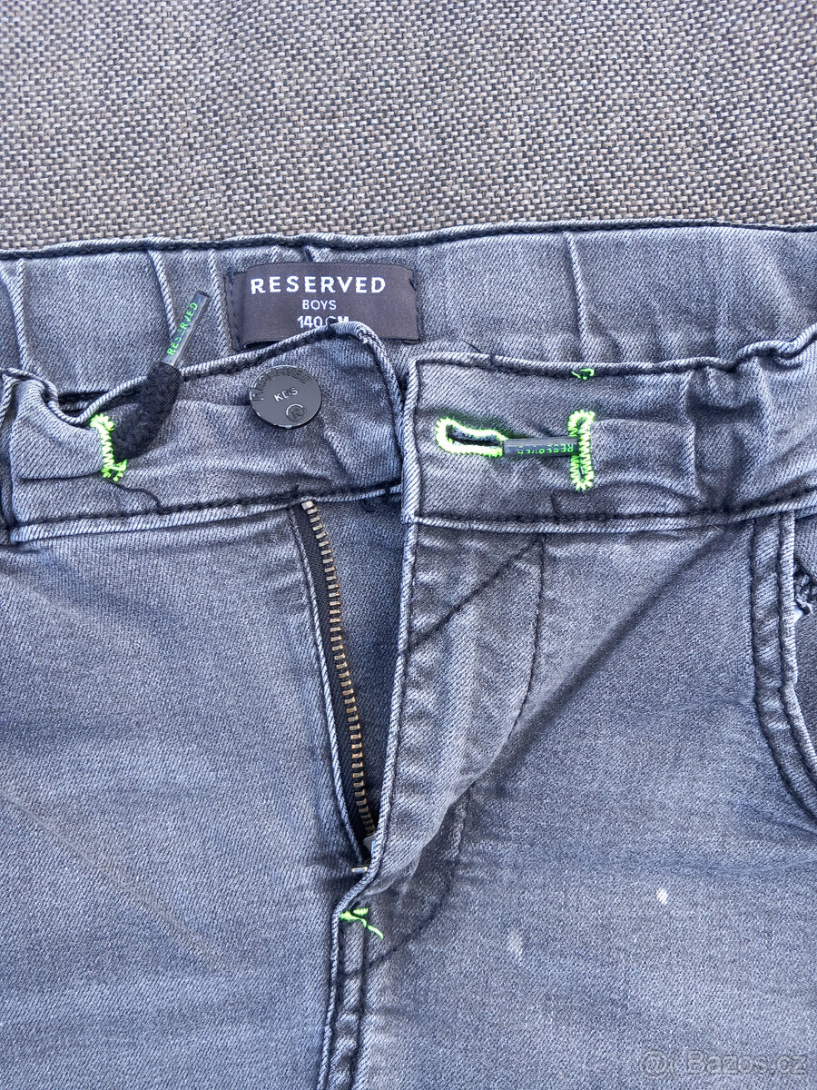 chlapecké rifle/džíny - vel. 140 - zn. Reserved - 4