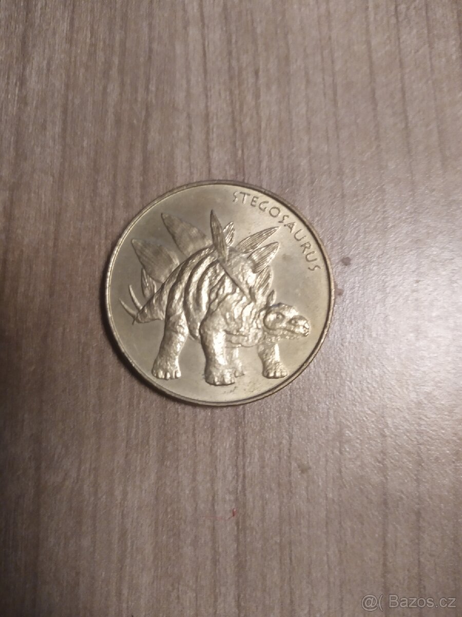 Pamětní mince dinopark-zoo Praha-letecké muzeum - 4