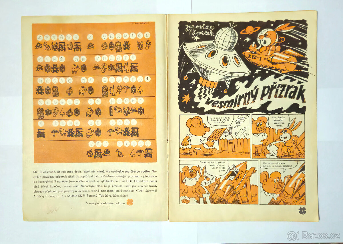 Čtyřlístek č.5 - Dobývá vesmír - Original 1969 - 4