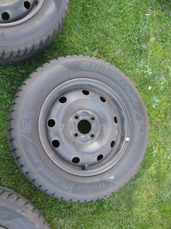renault zimní kola + disky 14 hankook - 4