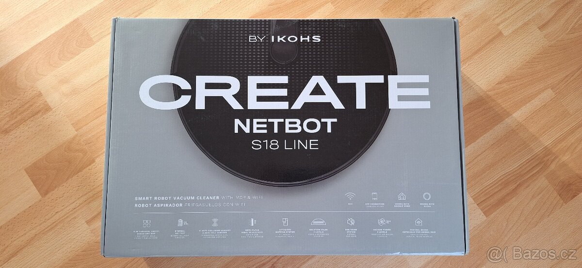 NOVÝ robotický vysavač IKOHS Create NetBot S18 - 4