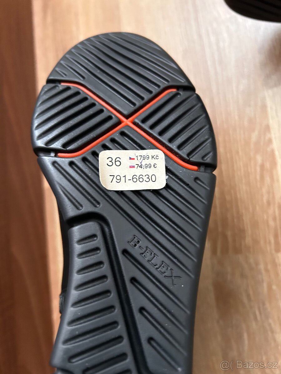 Dámske kožené boty velikost 36- nové Baťa - 4