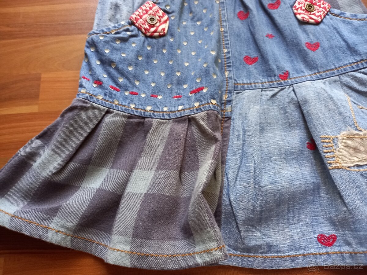 Dzinove šaty Next vel. 92 - 4
