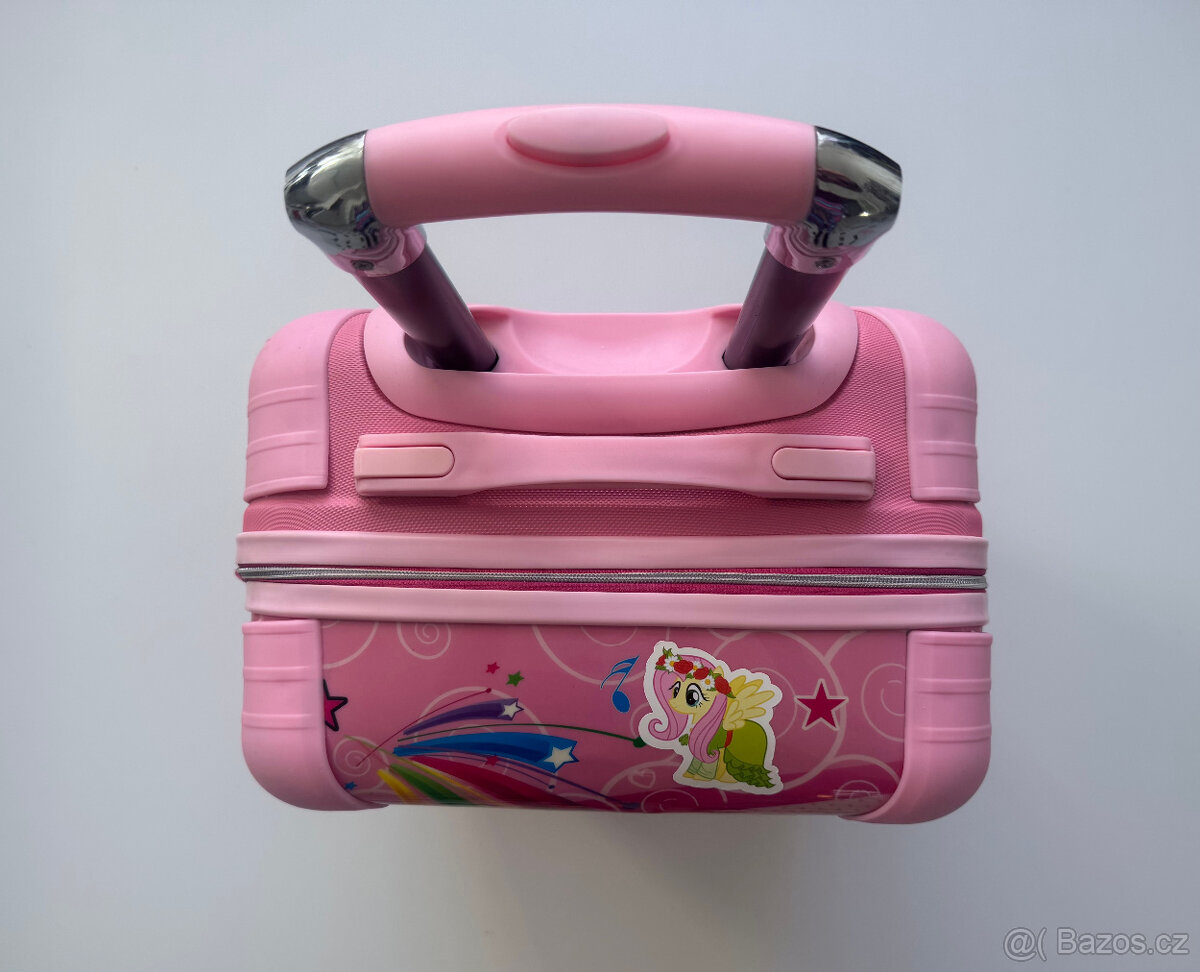 Dětský kufr růžový Angel girls 30 l - 4