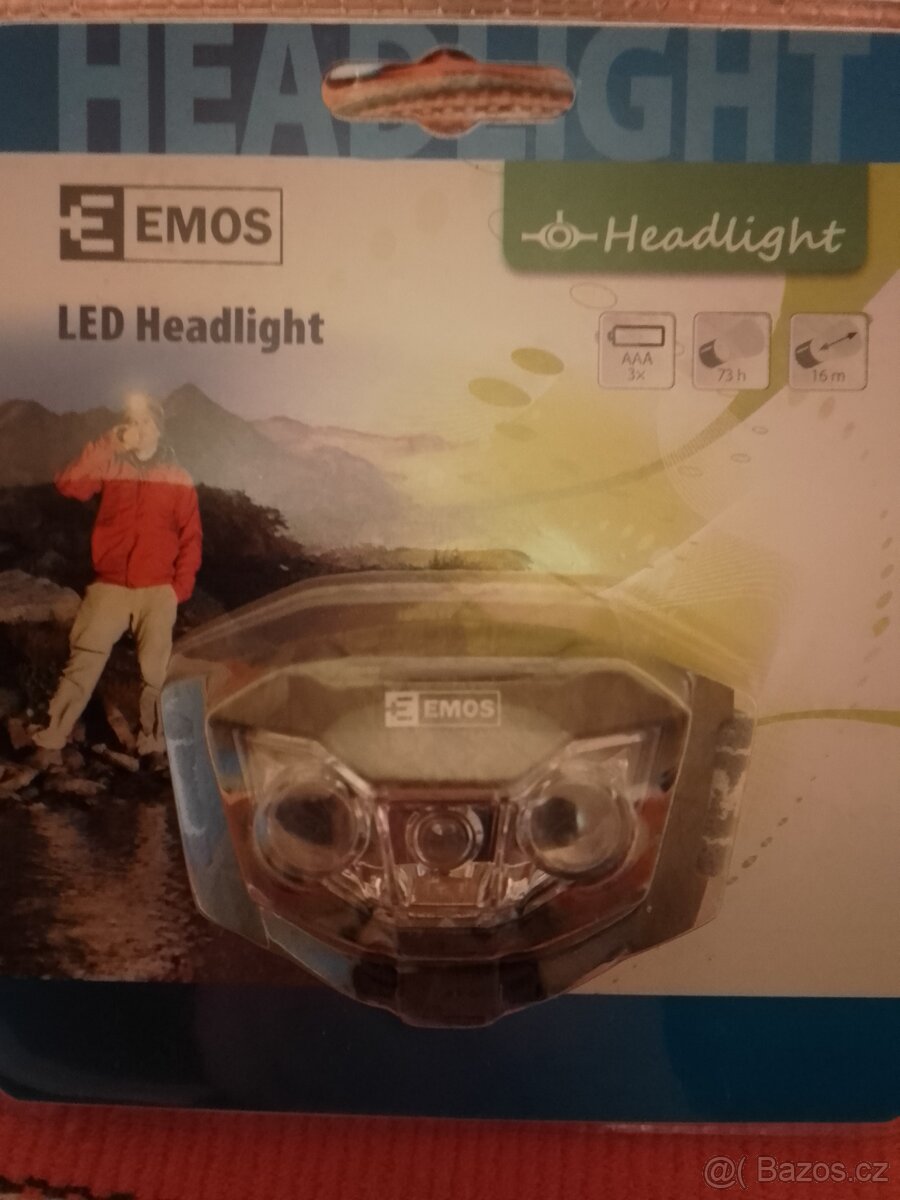 Prodám LED čelovku Emos, - 4