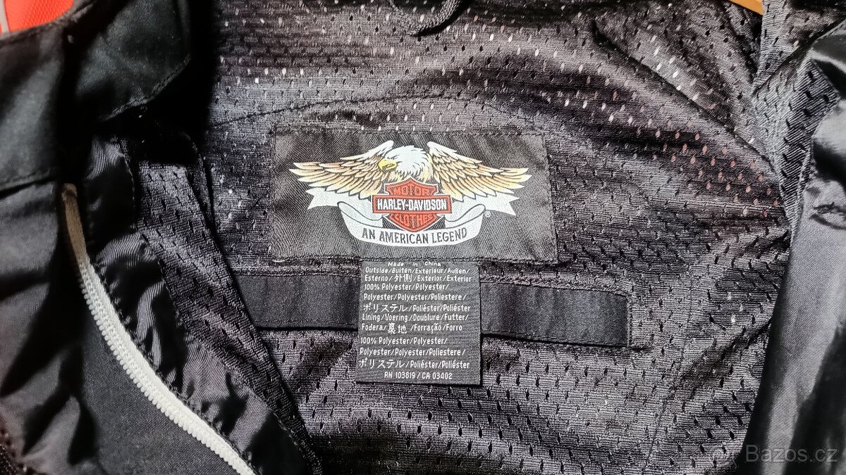Harley Davidson - 4XL letní textilní bunda - 4