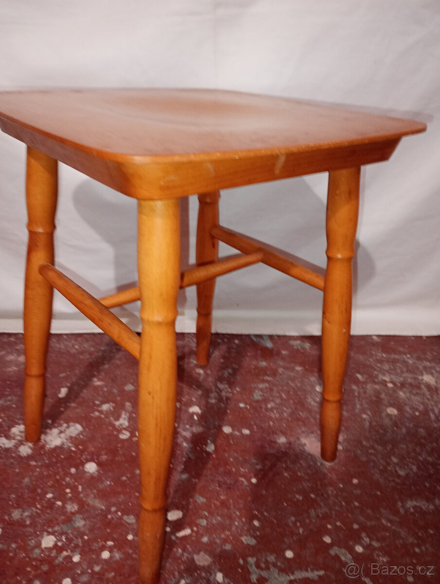 RETRO Stolička TON,vzácná - 4