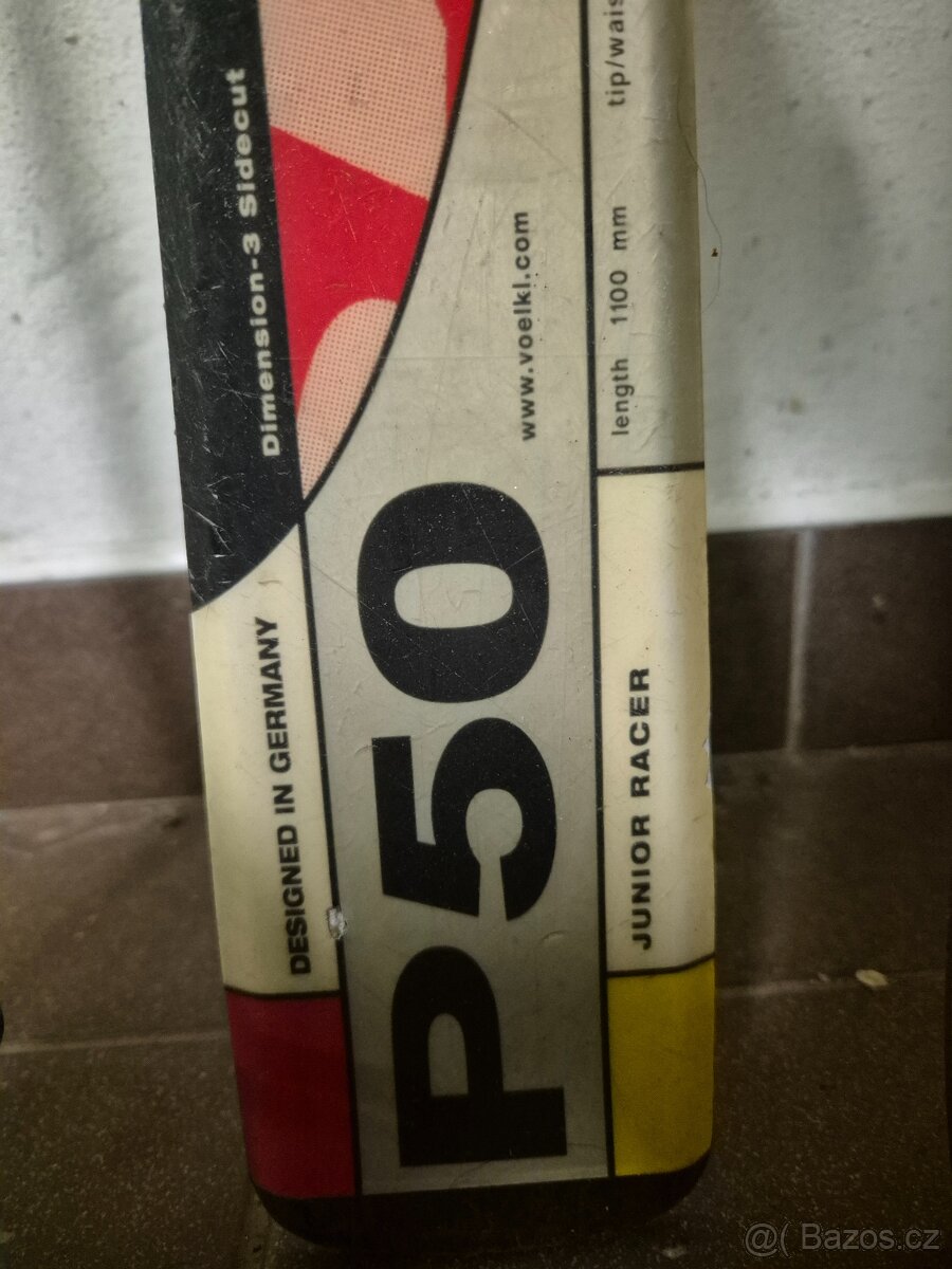 Dětské lyže +lyžáky. - 4