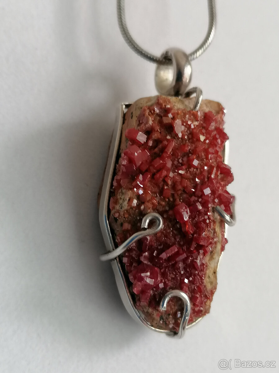 Nový přívěsek vanadinit ve stříbře - 4