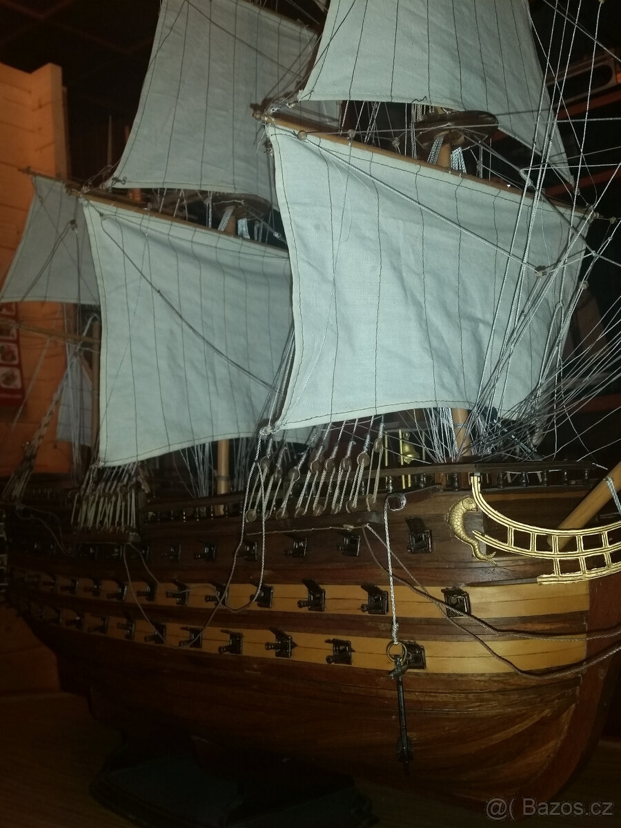 Model dřevěné plachetnice La Bretagne - 4