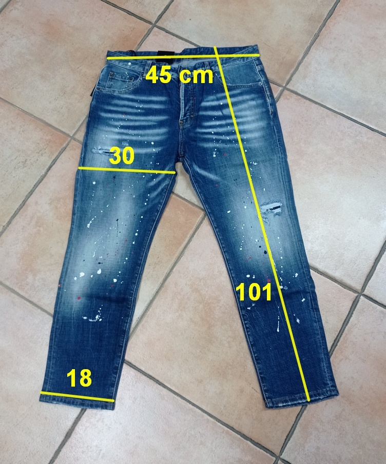 NOVÉ džíny Dsquared2 - 52 (L) - 4