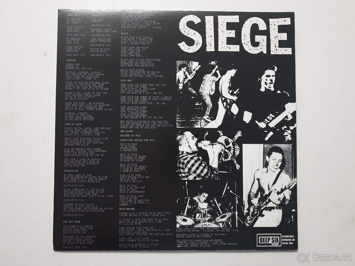 Siege - Drop Dead LP - 4