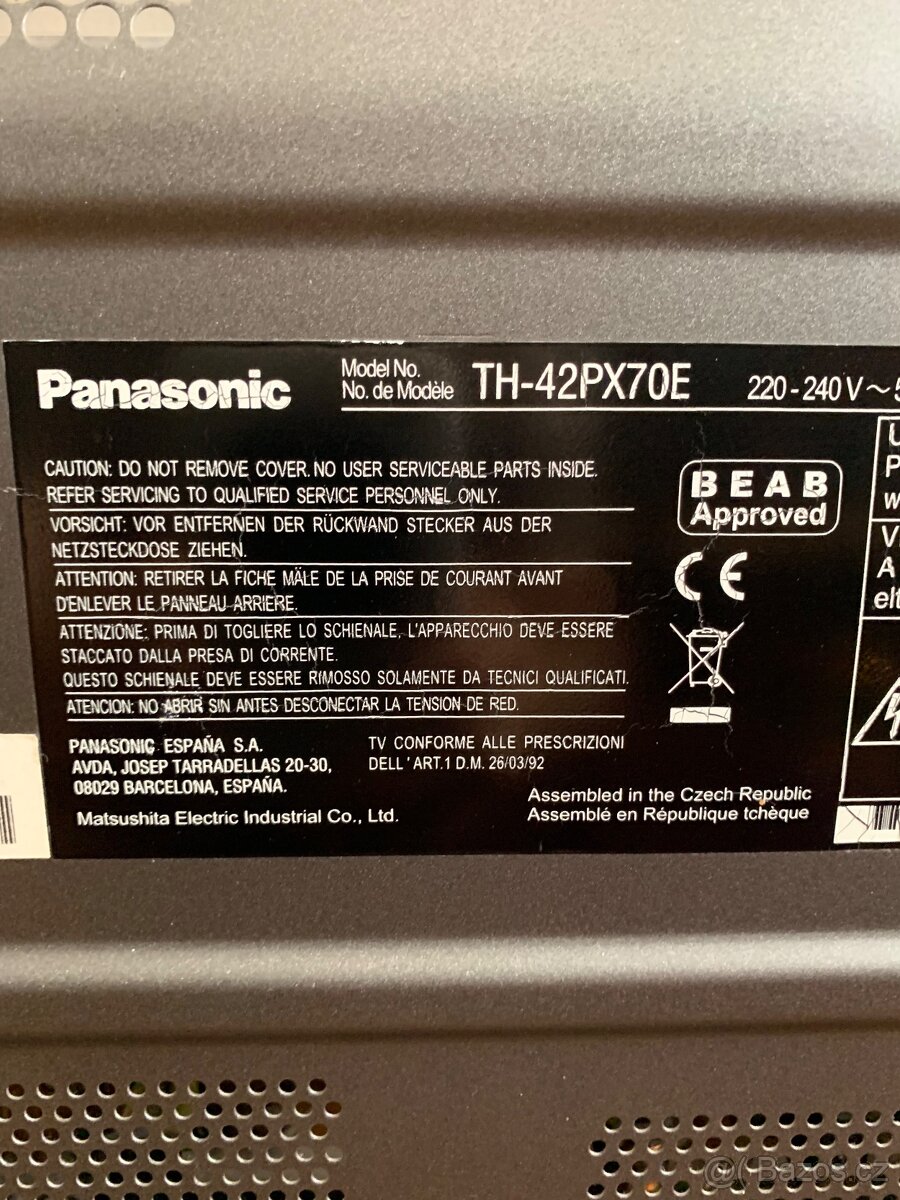 TV Panasonic Viera 42”, plazma - 4