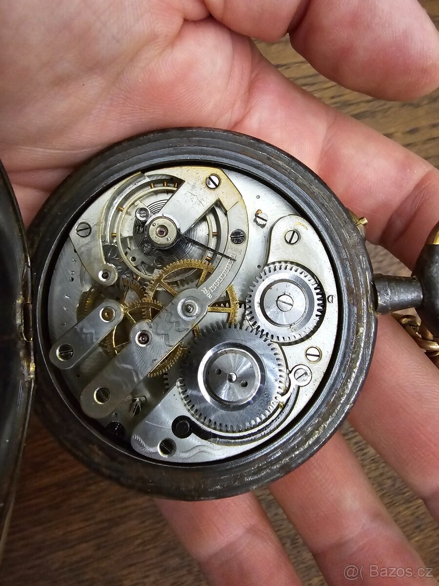 Velké kapesní hodinky s kalendářem a lunarními fazemi - 4