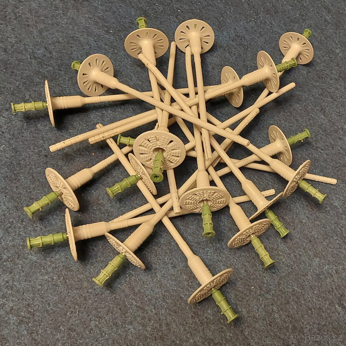 109 ks talířových hmoždinek 8x255 do zateplení max.220mm - 4