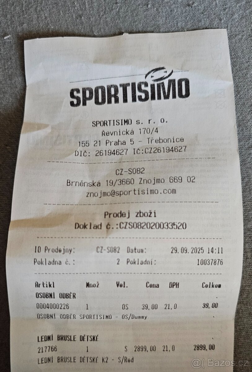 Lední brusle K2 rink raven ice boa 29-34 - 4