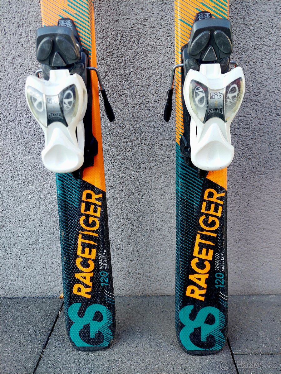 Lyže VÖLKL, 120 cm + hůlky + lyžáky + přilba - 4