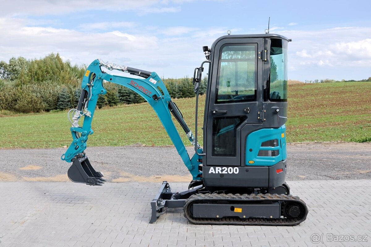 bagr, minibagr, bagr AR 200 - motor Kubota - 4