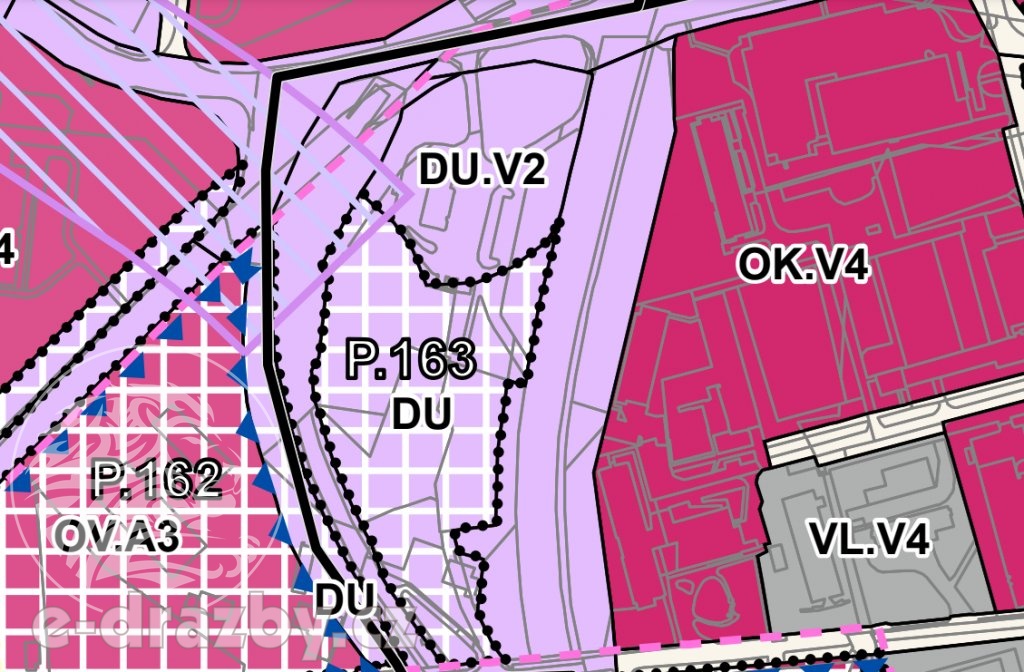 Dražba 3 pozemků o 4416 m2 v městské části Brno-Líšeň, okr. - 4