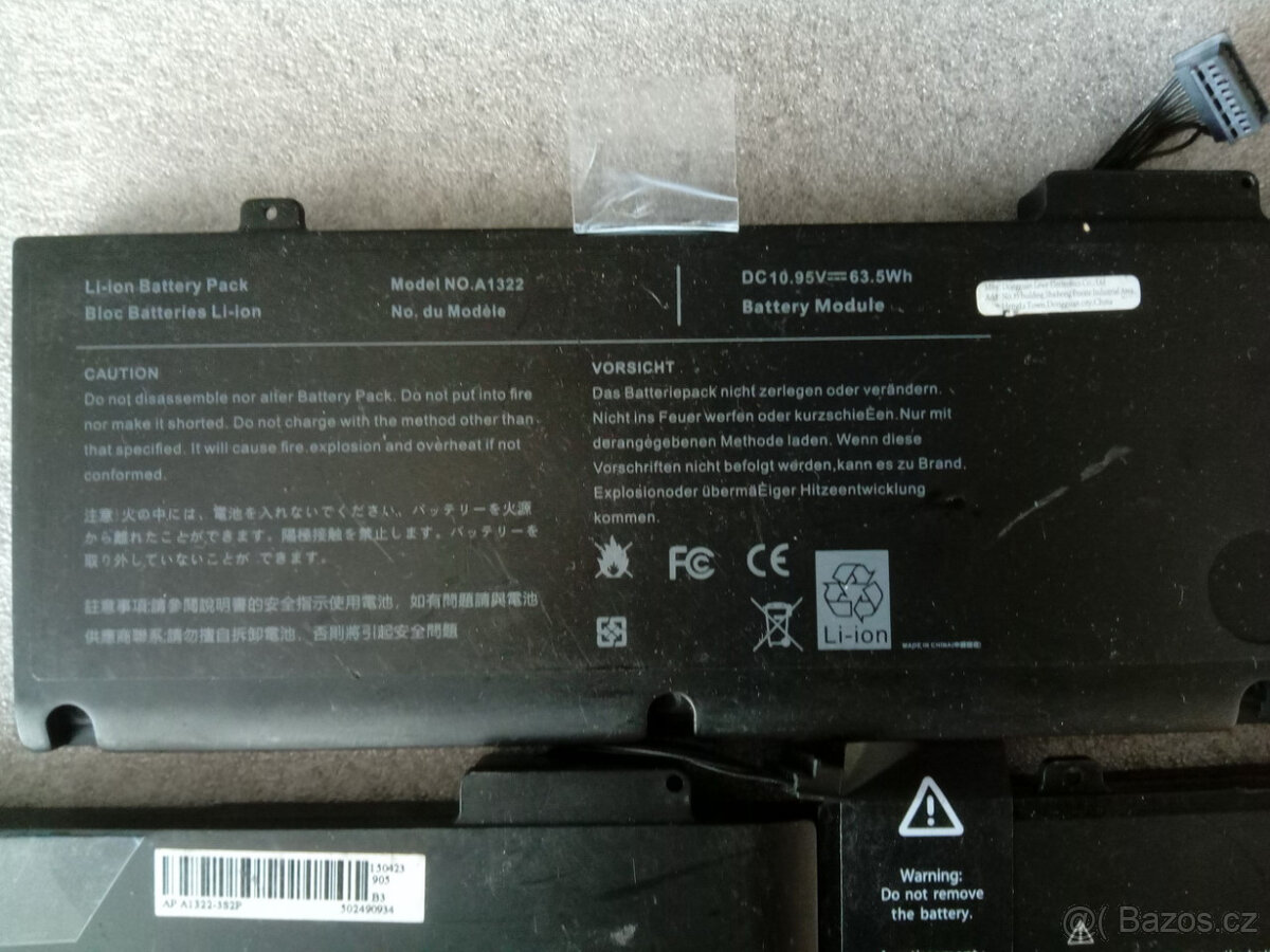 baterie A1322 pro notebooky Apple MacBook Air 13" (4hod) - 4