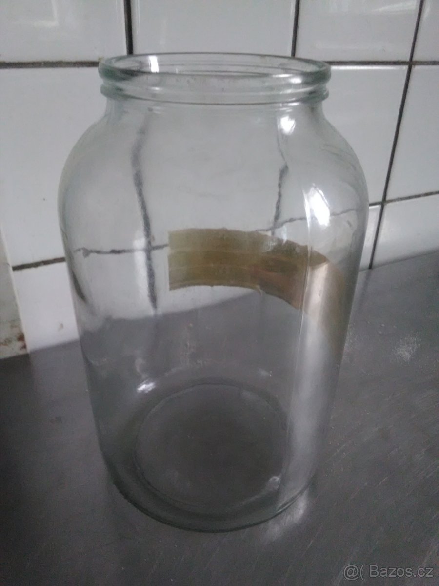 VELKÁ ZAVAŘOVACÍ SKLENICE 4L - 4