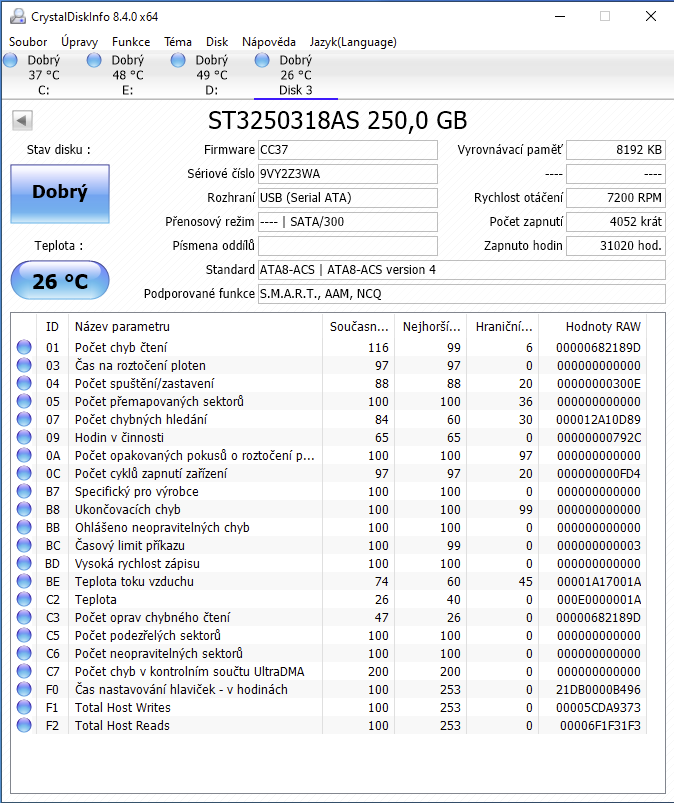 Pevný disk SeaGate 250GB - ST3250318AS - 4
