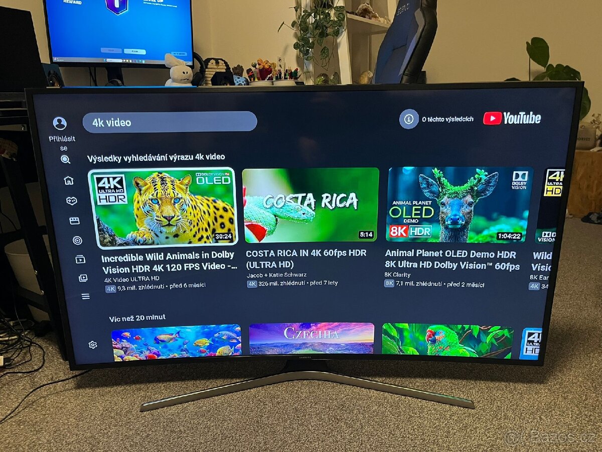 4K Prohnutá Samsung TV 139cm - 4